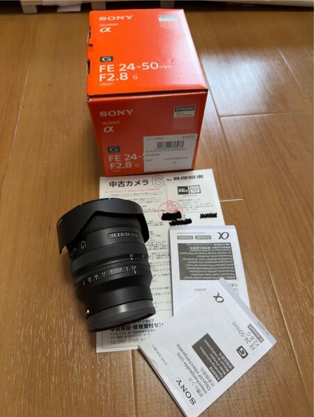 SONY ソニー 24-50mm f2.8 G ズームレンズ SEL2450G
