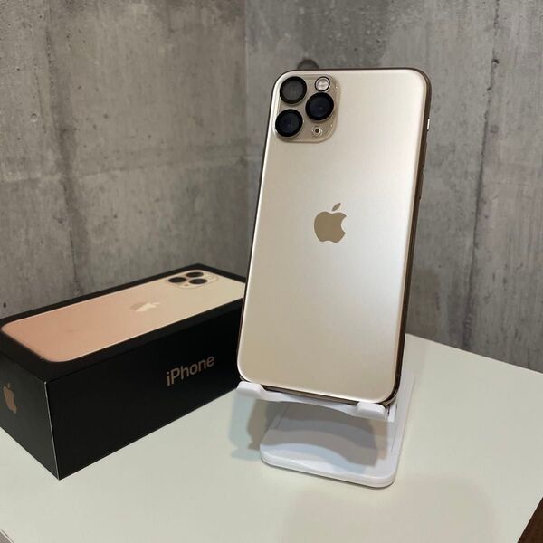 Apple iPhone11pro 256gb SIMフリー ゴールド 動作確認済み スマートフォン本体 iPhone