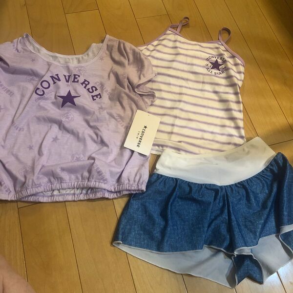 CONVERSEキッズ水着 160cm 新品未使用 定価6380円 水着 女の子