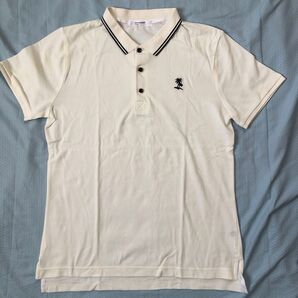 BACK NUMBER 半袖ポロシャツ ホワイト L