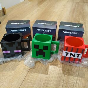 新品 3種類 セット マインクラフト マグカップ Minecraft コップ マイクラ エンダーマン TNT クリーパー