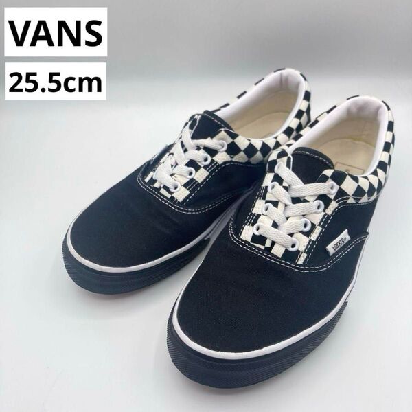 VANS バンズ ヴァンズ ERA エラ ブラックホワイトチェッカー スニーカー