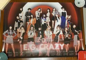 【B2ポスター】新品 E-girls E.G.CRAZY 1枚