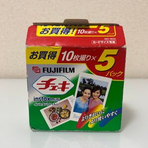 FUJIFILM フジフィルム チェキ 10枚撮り 4パック カードサイズ写真 現状品 instaxmini インスタントフィルム