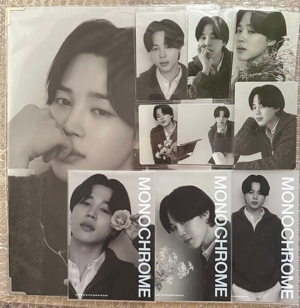 ジミン『BTS POP-UP : MONOCHROME IN TOKYO』ポップアップ モノクローム 公式 ランダムトレカ