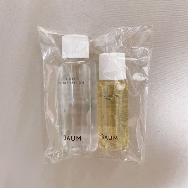 【新品未使用】BAUM バウム ハイドロ エッセンスローションn + モイスチャライジング オイル 使用見本品