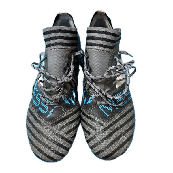 adidas ネメシス17.1 FG/AG グレー×ブルー 27.5cm