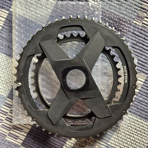 ROTOR noQ ROUND SPIDERING ダイレクトマウント用チェーンリング 53-39