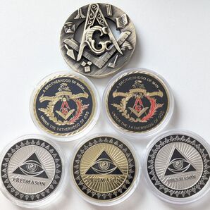 フリーメイソン コイン 6点セット