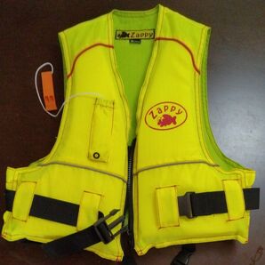 Zappy 子供用 ライフジャケット イエロー ホイッスル付き