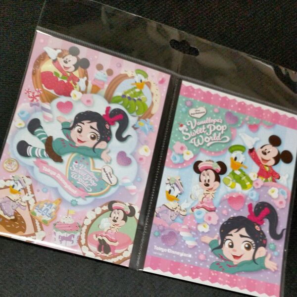 Tokyo Disney resort パルパルーザ ポストカードセット ヴァネロペ ディズニー スウィート ポップ ワールド