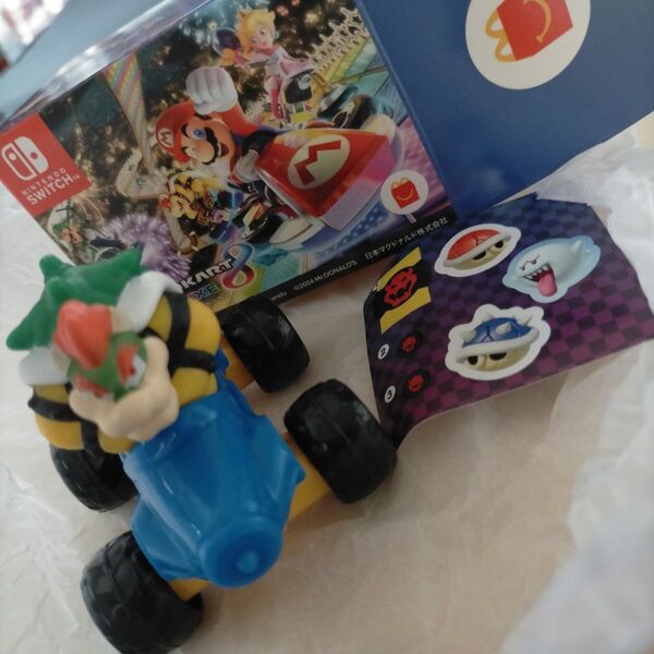 マリオカート ミニカー Mario Kart 8 DELUXE クッパ 日本限定 ハッピーセット スーパーマリオブラザーズ
