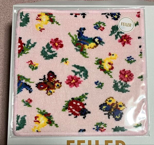 【新品☆未開封☆未開封】★フェイラー★ハイジ ハンカチ ペールピンク☆