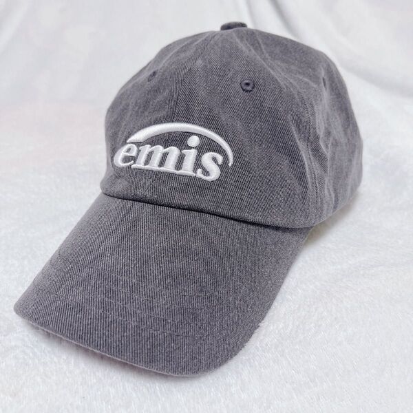 emis エミス ベースボールキャップ ロゴ グレー