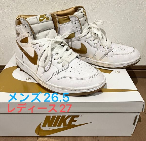 W Air Jordan 1 Retro High OG メンズサイズ26.5cm NIKE ジョーダン 箱付き