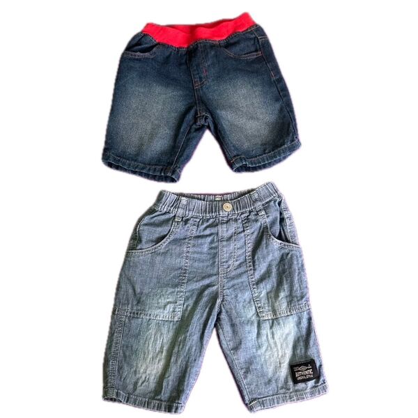 デニム ハーフパンツ 半ズボン キッズ サイズ110 ショートパンツ