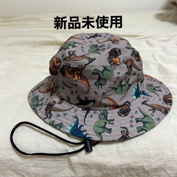 子供 (52cm)バケットハット 帽子 恐竜 新品 キャップ