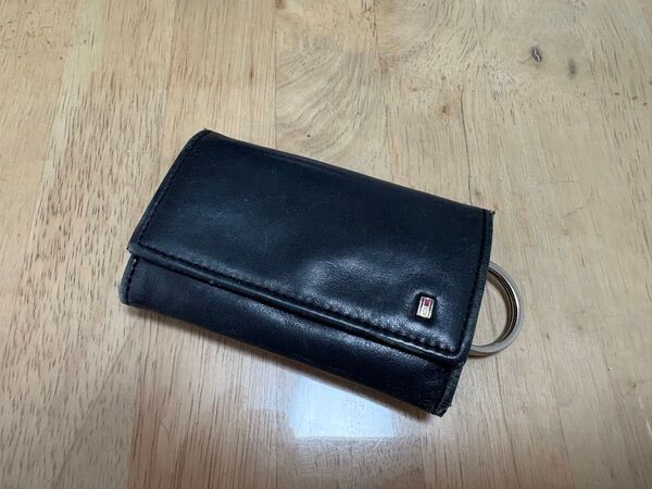 Tommy Hilfiger キーケース ブラック レザー