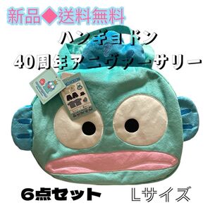 ◆ハンギョドン40周年アニヴァーサリー◆ハンギョドンハッピーバッグ6点セットLサイズTシャツパンツバッグハットアクリルスタンド