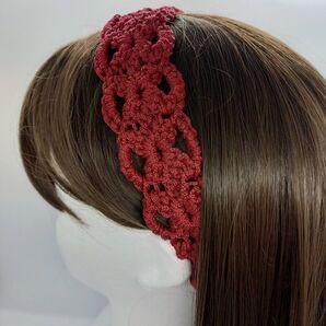 お花模様のヘアバンド