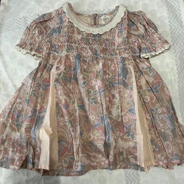apolina Gerda dress woodland floral 3-5y