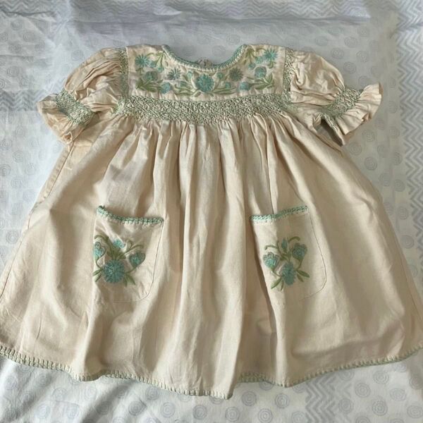 apolina kids Dora dress Milk 5-7y