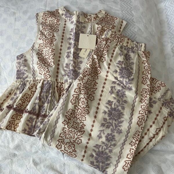 apolina Wini set cabin stripe floral 7-9y