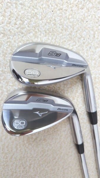 値下 超美品 ミズノ MIZUNO S18(US) ウェッジ 50&56 2本セット DG120 WEDGE