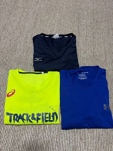 スポーツウェア Tシャツ 4枚セット ミズノ アシックス アンダーアーマー ナイキ