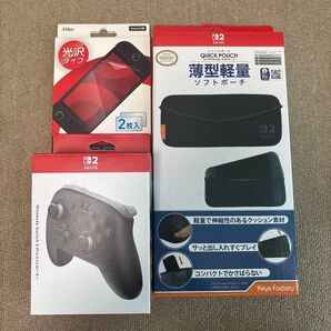 任天堂Switch2のプロコン ソフトポーチ フィルム1枚