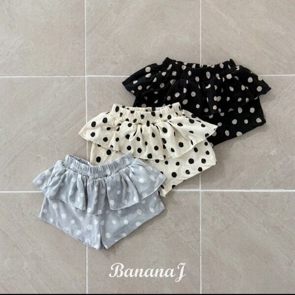 韓国子ども服 banana j ballerina pants ショートパンツ 女の子 ボトムス スカート キッズ