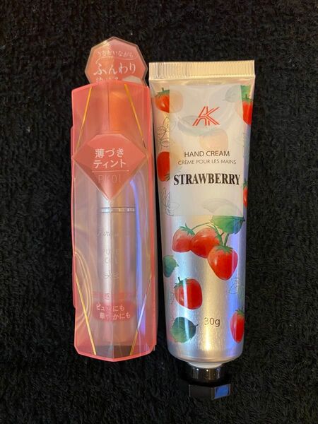 【新品 未開封品】2個 パラドゥ ピュアリップカラーPK01ミルキーピンク 薄づきティント ●フルーツハンドクリーム