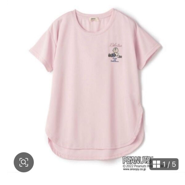 スヌーピー PEANUTS レディース 半袖 Tシャツ M ピンク ドライ 夏 Tシャツ 半袖 クルーネック 半袖Tシャツ
