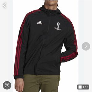adidas アディダス メンズ FIFA ワールドカップ ジャケット S 黒 アディダス ジャケット ウインドブレーカー
