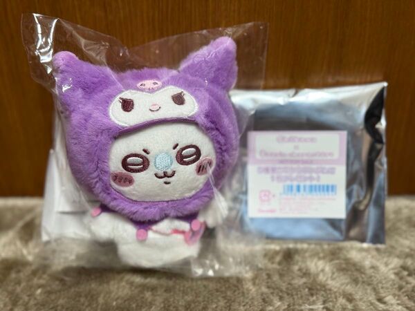 【おまけつき】ちいかわ×クロミ マスコットホルダー(モモンガ)