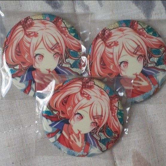暁山瑞希 34B 缶バッジ 3点セット ダイナー ハピぺロ