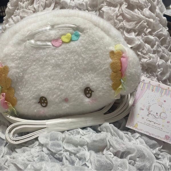 こぎみゅん フェイス形ポシェット ショルダーバッグ ポーチ 天使のおゆうぎ会 サンリオ sanrio