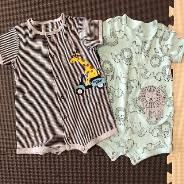 半袖カバーオール 2枚セット 12months