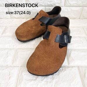 BIRKENSTOCK ビルケンシュトック ロンドン スエード ブラウン系 37