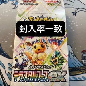【封入率一致】テラスタルフェスex 1BOX分 ハイクラスパック ポケモンカードゲーム