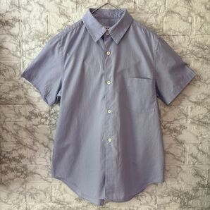 COMME des GARCONS コムデギャルソン 半袖シャツ ブルー系 XSサイズ