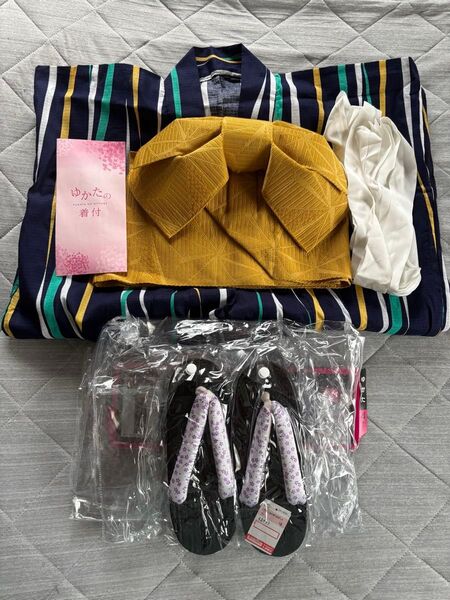 ★新品未使用★ミチコロンドン浴衣 4点セット