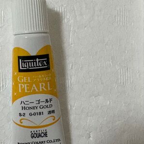 Liquitex アクリルガッシュ絵具 ミニチュアチャーム ハニーゴールド S-2 G-0181 ストラップ
