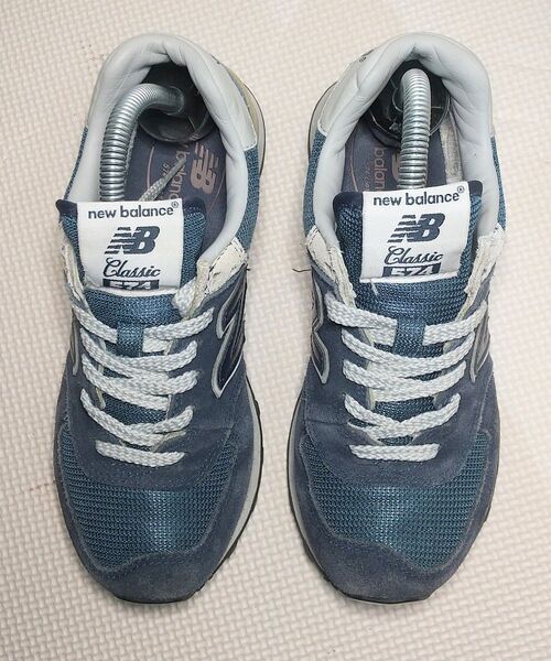 ニューバランス new balance スニーカー レディース 22cm ML574 VN ネイビー