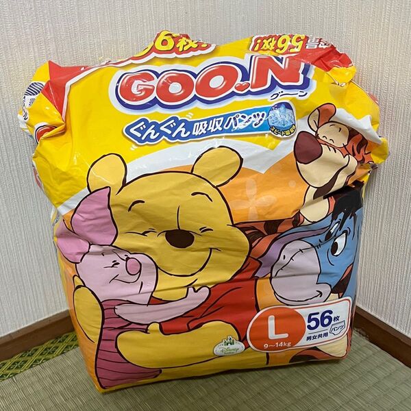 紙おむつ GOON 紙オムツ Lサイズ 開封済 残り33枚