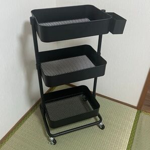 高さ88cm スチールワゴン マルチワゴン キッチンワゴン ランドセルラック 書類収納 収納ワゴン