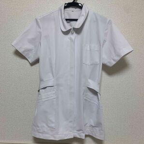 ナース服 ホワイト 白 M 半袖