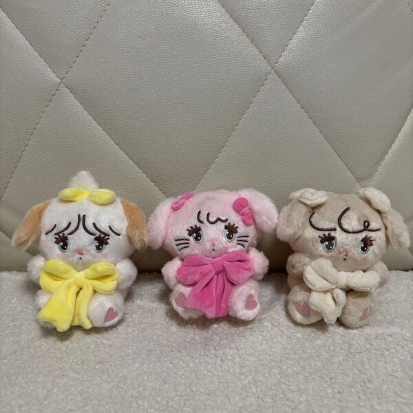 mikko characters 抱きしめおリボンマスコット 3種類