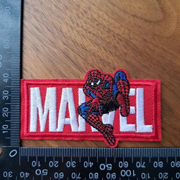 スパイダーマン アイロン 刺繍 ワッペン ハンドメイド アップリケ