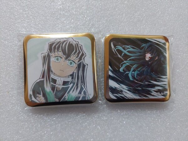 鬼滅の刃 ダイニング お楽しみくじ スクエア缶バッジ 時透無一郎 セット